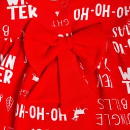 Боди - платье детское «Крошка Я» Joy, рост 80-86 см, красное