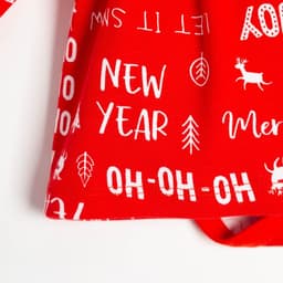 Боди - платье детское «Крошка Я» Joy, рост 80-86 см, красное