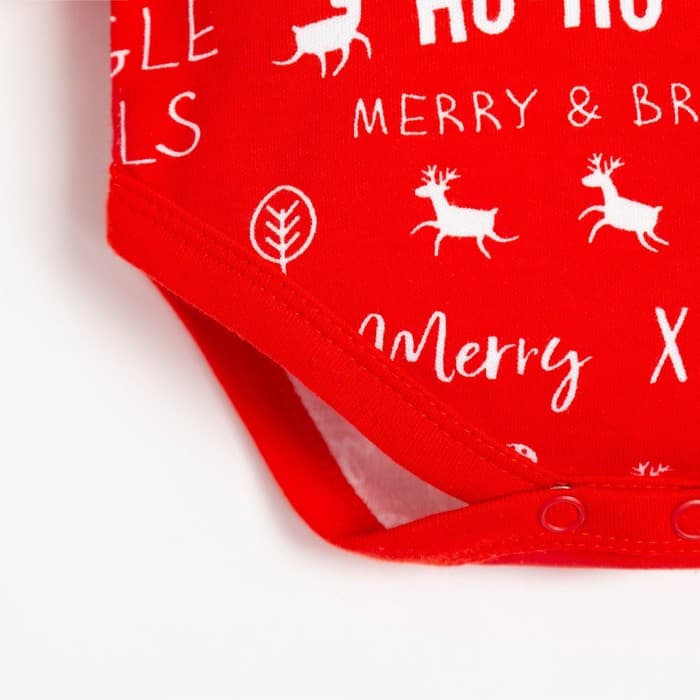 Боди - платье детское «Крошка Я» Joy, рост 80-86 см, красное