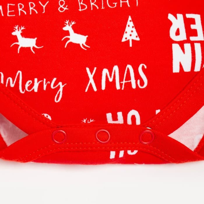 Боди - платье детское «Крошка Я» Joy, рост 80-86 см, красное