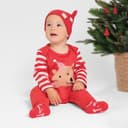 Комбинезон детский «Крошка Я. Мишка», рост 74-80 см, красный