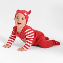 Комбинезон Крошка Я «Мишка», рост 80-86 см, красный