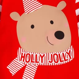 Комбинезон Крошка Я «Мишка», рост 86-92 см, красный