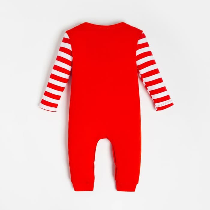 Комбинезон Крошка Я «Мишка», рост 86-92 см, красный