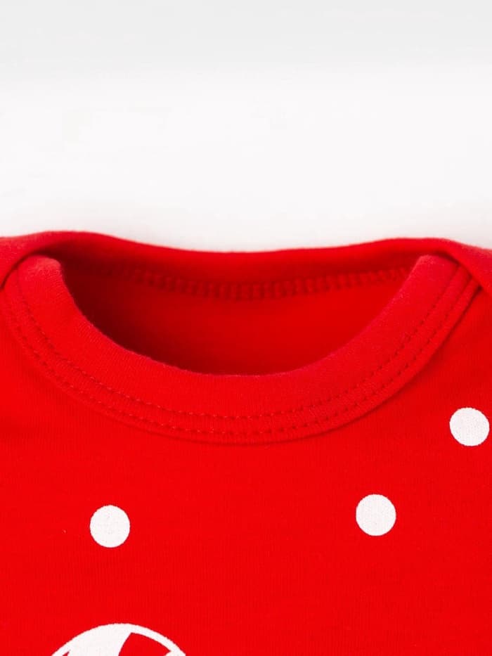 Боди детское «Крошка Я. Первый НГ», рост 80-86 см, красное