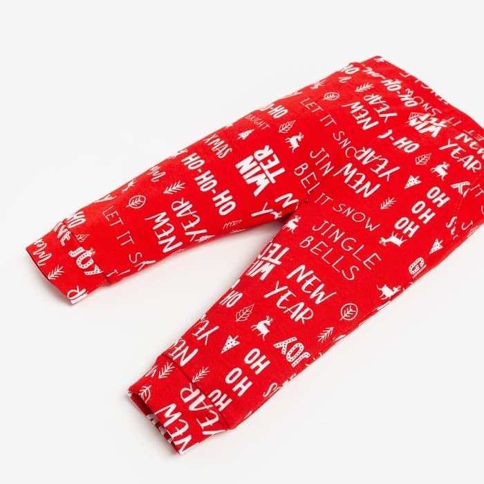 Комплект детский новогодний (боди, штаны, шапочка) «Крошка Я» Joy, рост 62-68 см