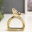 Фигурка керамика держатель для салфеток «Воробушек», медь, 7.5×5.8×2.2 см