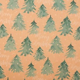 Бумага упаковочная бурый крафт Merry christmas, 50×70 см