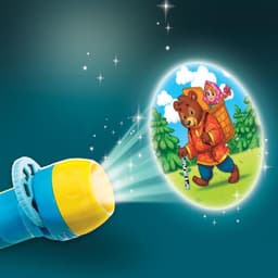 Игровой набор ZABIAKA «Волшебный проектор: В стране сказок», светящиеся наклейки, 3 слайда, 24 картинки