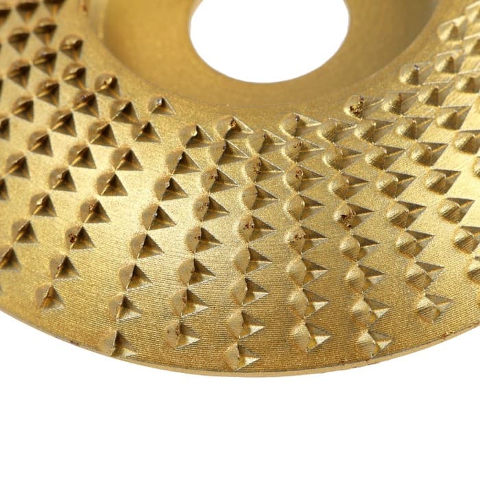 Чашка обдирочная для УШМ ТУНДРА, по дереву, выпуклая, 84×16 мм