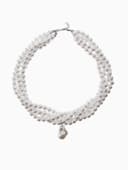 Бусы из жемчуга «Диана», 4 нити, d=0.8, 40 см, белые