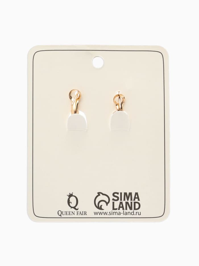 Серьги кольца QF «Классика», d=5 см, цвет золото