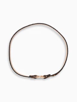 Браслет кожаный «Сафари. Леопард», 51 см, чёрный, коричневый