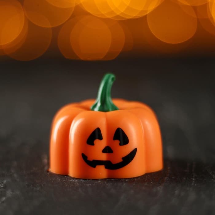 Свеча светодиодная «Тыква Хэллоуина», МИКС