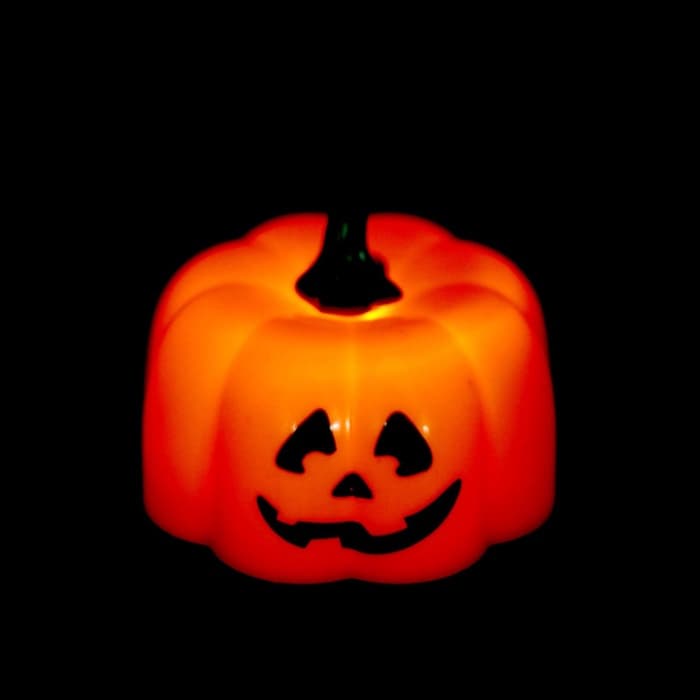 Свеча светодиодная «Тыква Хэллоуина», МИКС
