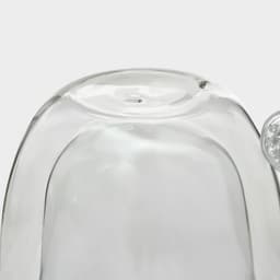 Кружка с двойными стенками Magistro «Даймонд», 200 мл, стекло, прозрачная