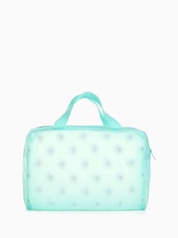 Косметичка-сумка на молнии для бассейна, с ручками, средний размер, зелёная