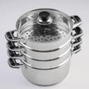 Мантоварка Катунь «Алтын», 13.7 л, d=24 см, 3 секции, капсульное дно, индукция, нержавеющая сталь