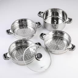 Мантоварка Катунь «Алтын», 13.7 л, d=24 см, 3 секции, капсульное дно, индукция, нержавеющая сталь