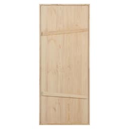 Дверь для бани и сауны, размер коробки 190×80 см, массив сосны, на клиньях, «Добропаровъ»