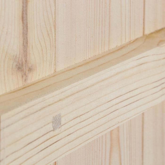 Дверь для бани и сауны, размер коробки 190×80 см, массив сосны, на клиньях, «Добропаровъ»