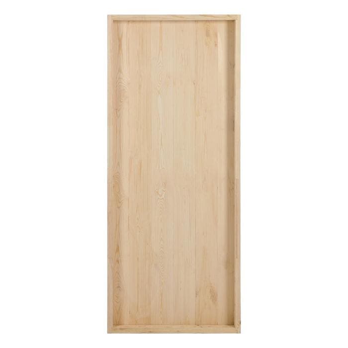 Дверь для бани и сауны, размер коробки 190×80 см, массив сосны, на клиньях, «Добропаровъ»