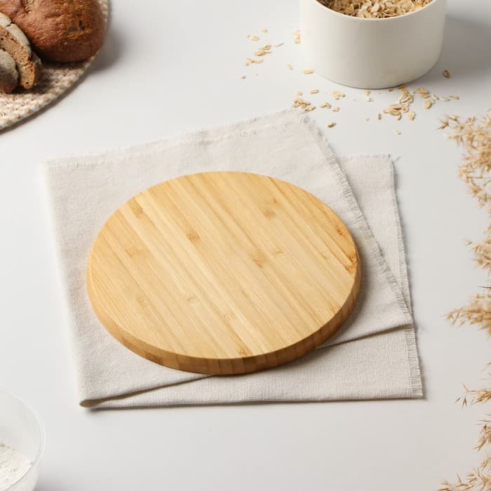 Менажница Доляна «Инь и ян», 20×20×1.5 см, бамбук