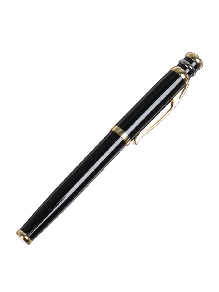Ручка подарочная Calligrata «Профи», капиллярная, в футляре кожзам, корпус чёрный с золотым