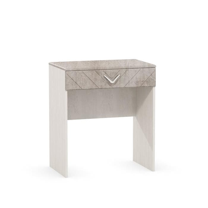 Столик туалетный «Амели 12.48», 650×410×750 мм, шелковый камень, бетон чикаго бежевый