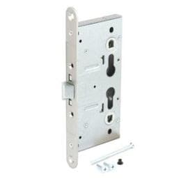 Замок врезной тяж. Апекс 3000-ZN противопожарный без ц/м б/о б/руч м/о 72 мм