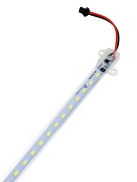 Светильник светодиодный, 1 м, линейка, в корпусе, 12 Вт, 220 В, 1800 Лм, 76 LED, 6500K, SMD5630