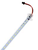 Светильник светодиодный, 1 м, линейка, в корпусе, 12 Вт, 220 В, 1800 Лм, 76 LED, 6500K, SMD5630