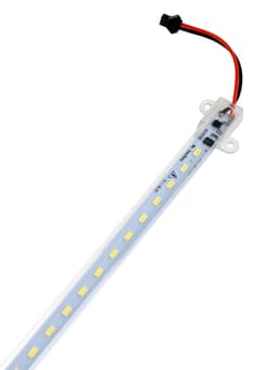 Светильник светодиодный, 1 м, линейка, в корпусе, 12 Вт, 220 В, 1800 Лм, 76 LED, 6500K, SMD5630