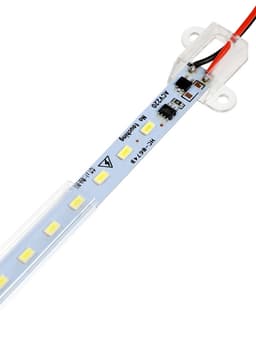 Светильник светодиодный, 1 м, линейка, в корпусе, 12 Вт, 220 В, 1800 Лм, 76 LED, 6500K, SMD5630