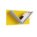 Полка настенная для детской Polini kids Mirum 5Y, 600×260×330 мм, цвет серый/жёлтый