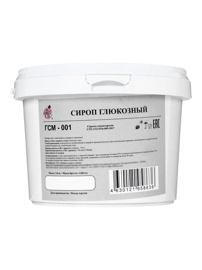 Глюкозный Сироп 43%, 1 кг