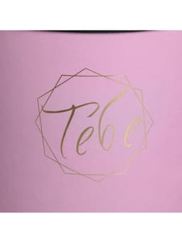 Набор коробок для цветов 5 в 1, упаковка подарочная, «Чёрно-розовые», 14×14×13 см - 22×22×19.5 см