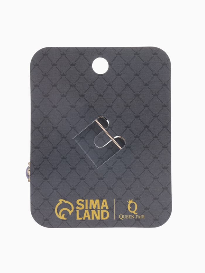 Брошь «Виноградная лоза аметиста», фиолетово-зелёная в чернёном золоте