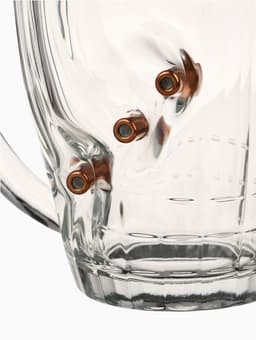 Кружка пивная с пулей «Непробиваемая», 500 мл