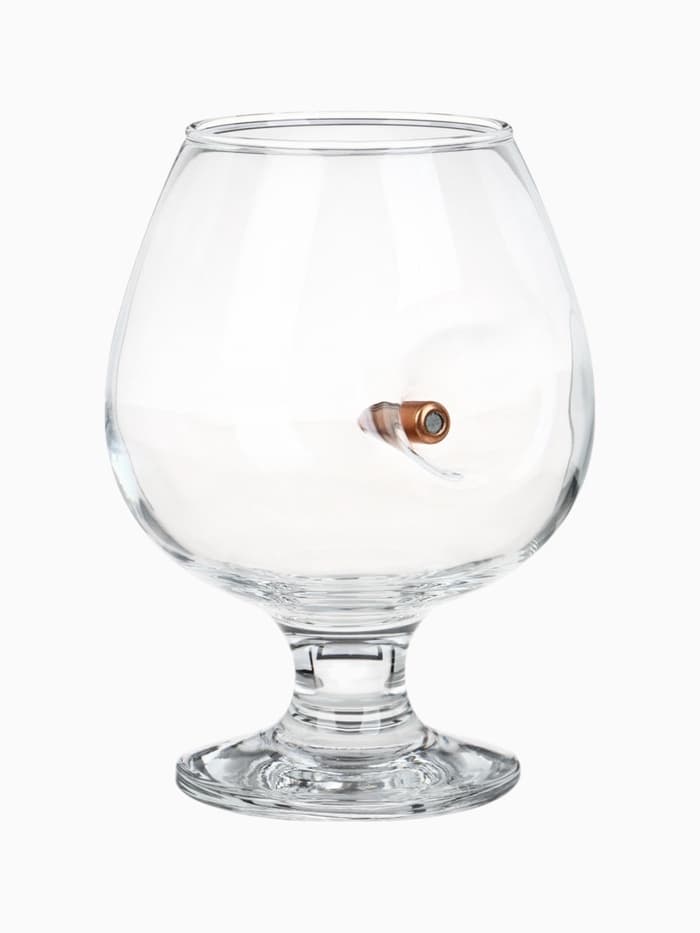 Бокал для коньяка с пулей «Непробиваемый», 395 мл