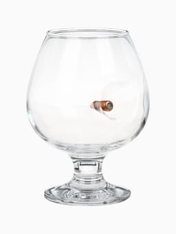 Бокал для коньяка с пулей «Непробиваемый», 395 мл