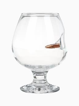 Бокал для коньяка с пулей «Непробиваемый», 395 мл