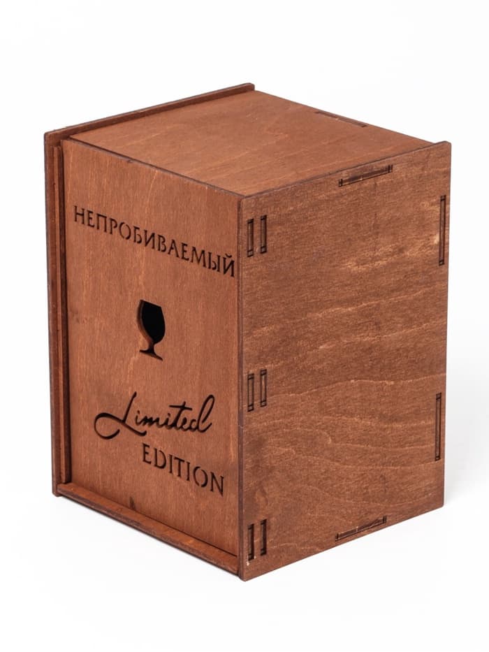 Бокал для коньяка с пулей «Непробиваемый», 395 мл