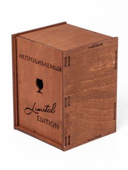 Бокал для коньяка с пулей «Непробиваемый», 395 мл