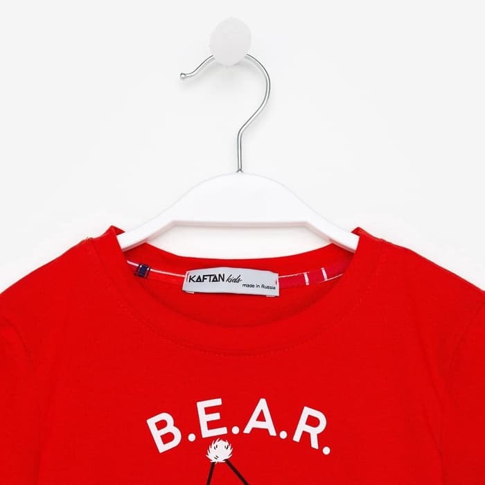 Пижама новогодняя детская KAFTAN «Bear» размер 30 (98-104)