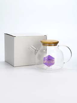 Чайник заварочный стеклянный «Любимой маме», 1000 мл