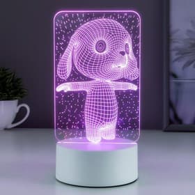 Светильник «Щенок» LED RGB от сети RISALUX