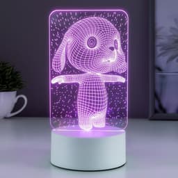 Светильник «Щенок» LED RGB от сети RISALUX