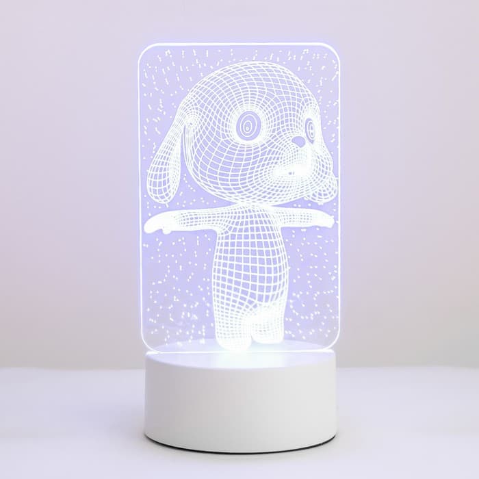 Светильник «Щенок» LED RGB от сети RISALUX