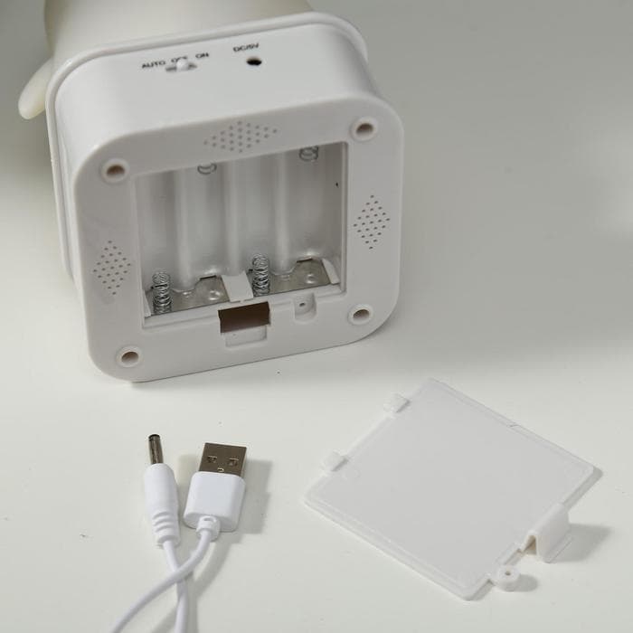 Фигурка светящаяся RISALUX «Утёнок», LED-ночник, от батареек 4×АА, USB, RGB, 9×9×15.5 см, МИКС